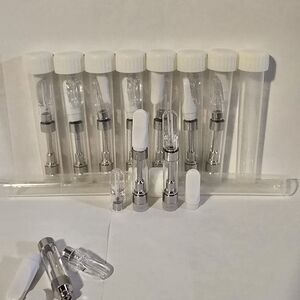 10 Pack 1ml Clear Viles